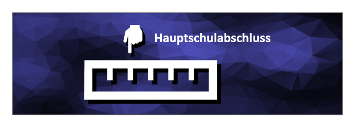 Berufe - Schulabschluss - Hauptschulabschluss