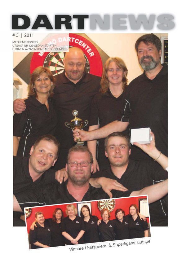 Omslag till Dartnews 2011 nr 3