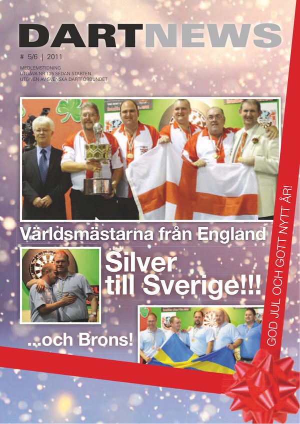 Omslag till Dartnews 2011 nr 5/6