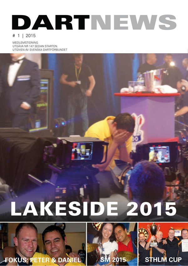 Omslag till Dartnews 2015 nr 1