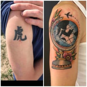 Cover up skrifttegn