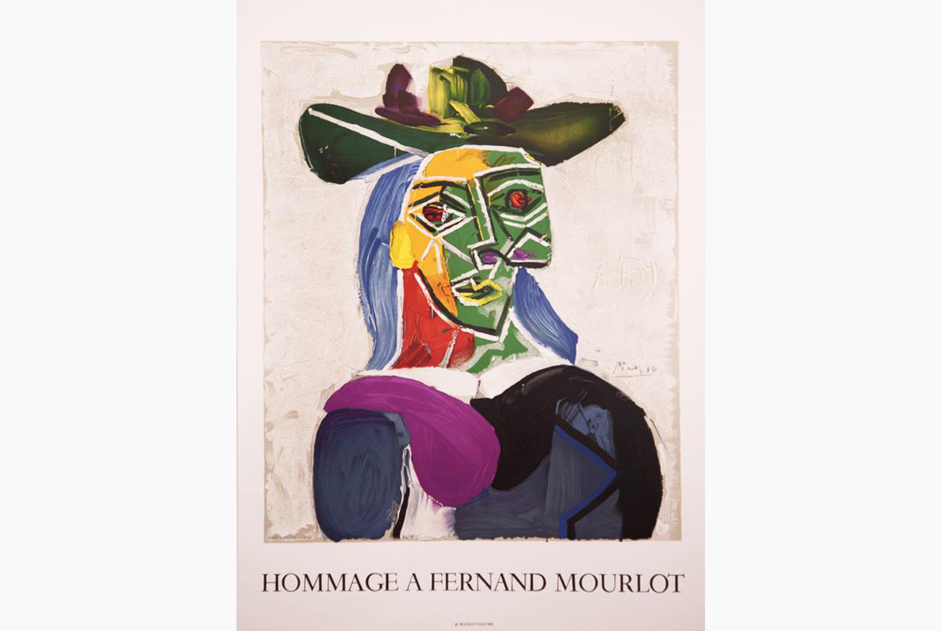 Hommage à Fernand Mourlot, litho van Picasso gedrukt bij Idem © 2021, Mourlot Editions