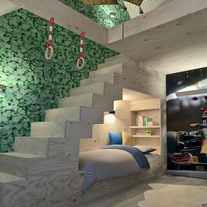 Ontwerp Kinderkamer Zolder | Rastellino Design