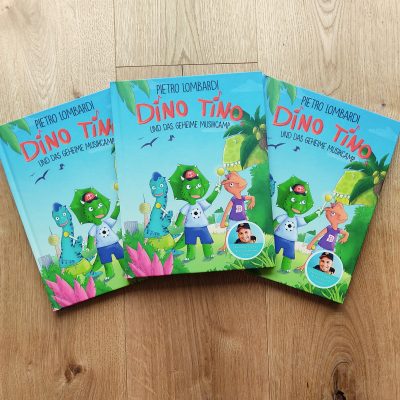 Dino Tino und das geheime Musikcamp Kinderbuch Bilderbuch Dinos Dinosaurier für Kinder Kinderbuchverlag