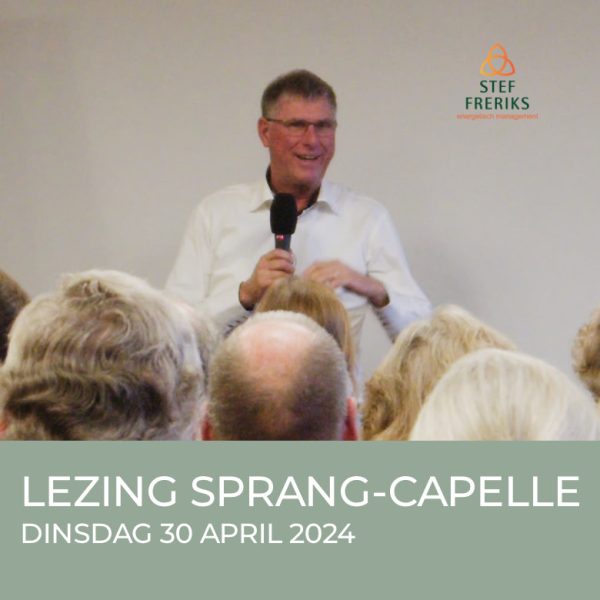 Lezing in Sprang Capelle