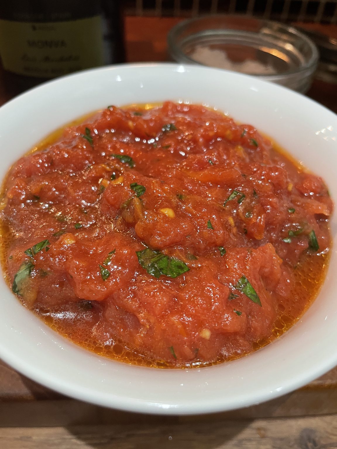 Pizza med mortadella og mozzarella kuler Steike god mat