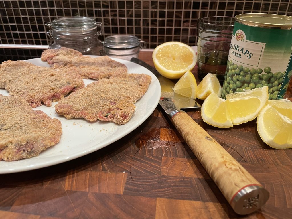 Schnitzel av kalv - Wienerschnitzel