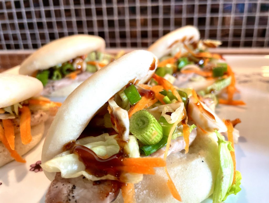 Grillet ytrefilet av svin i steambuns