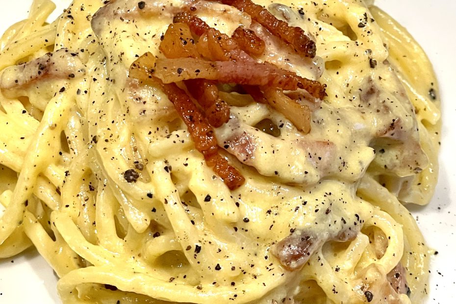 Pasta carbonara slik den skal lages