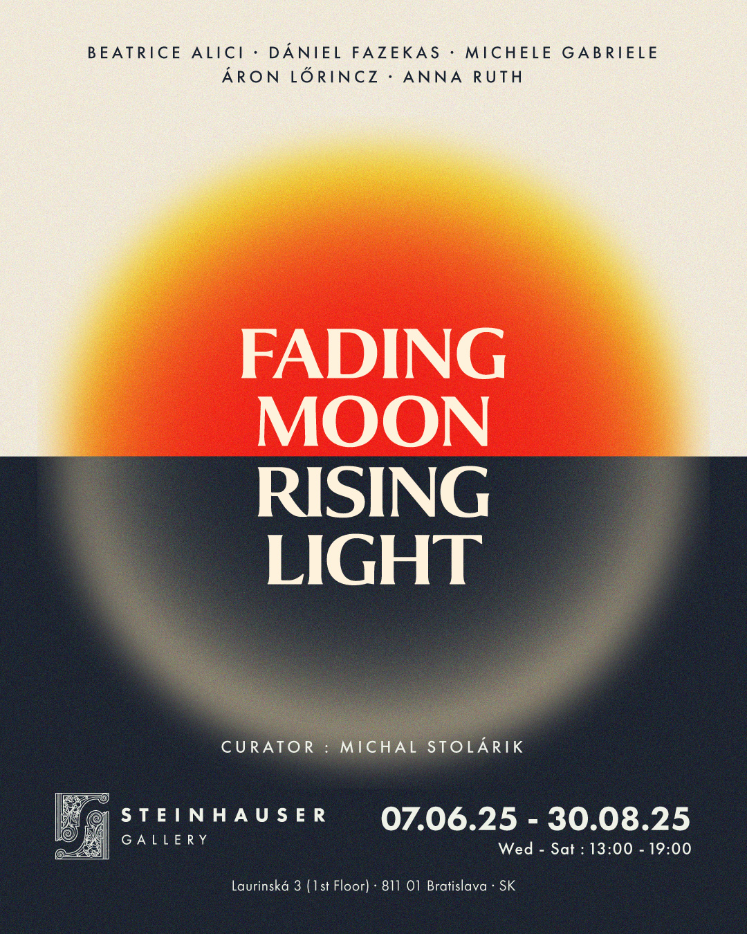 SteinhauserGallery_FadingMoonRisingLight_Web SteinhauserGallery - The Discovery of Gravity was accidental