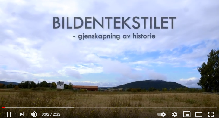 Filmen om gjenskapningen av Bildentekstilet