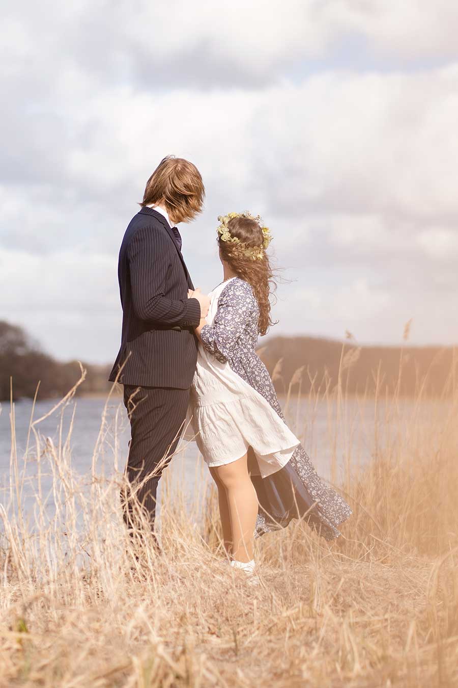 aldershvile slotspark , bagsværd sø bryllupsfotografering