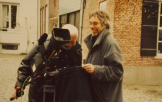 Stephan Bleek bei Dreharbeiten 1997