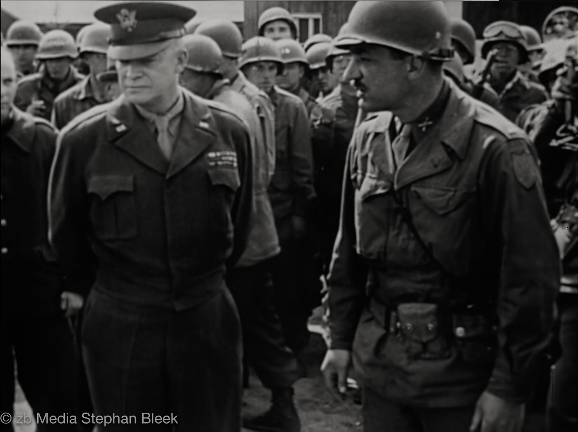 General Eisenhower, Ohrdruf, 1945