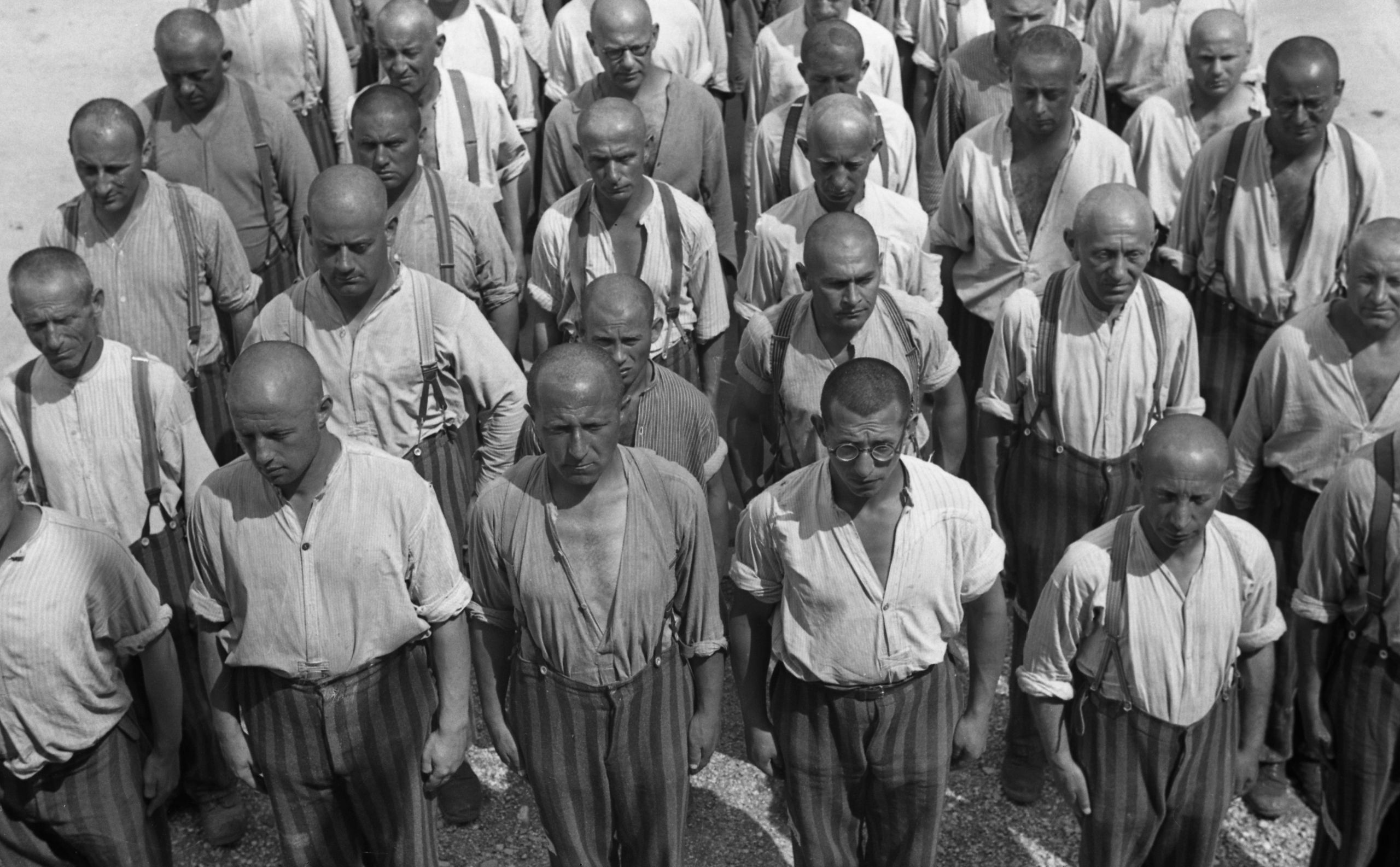KZ Dachau, Häftlinge beim Appell
