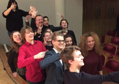 selfie met studenten1
