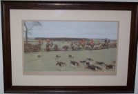 Cecil Aldin The Cheshire Hunt original Hunting print frame