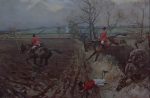 Lionel Edwards print The Belvoir Hunt