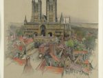 Cecil Aldin Lincoln Cathedral original pencil signed print