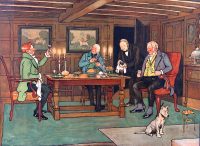 Cecil Aldin Prints The Connoisseurs A Glass of Port and A Glass of Port