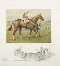 Snaffles Racing Prints A National Candidate Horse Race print