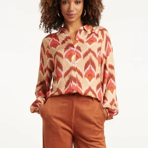 SMASHED LEMON Bloes dames camel / multicolor