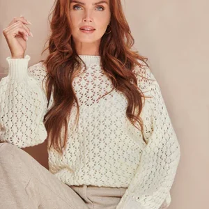 SMASHED LEMON Trui dames Off-white