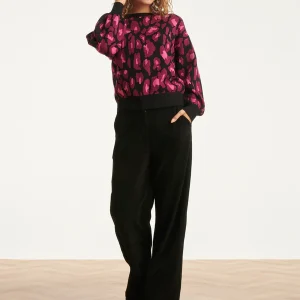 SMASHED LEMON Broek dames zwart