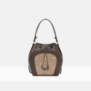 Handtas L.Credi model 1005852 Radmila chocolate/mix