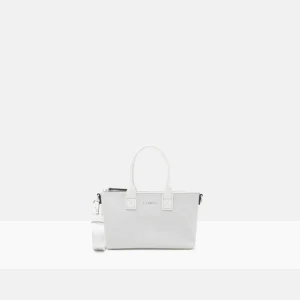 Handtas L.Credi model Rhea 1006117 kleur licht grijs