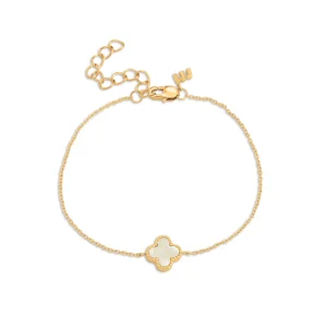 Friends collectie armband Juniper GD Yellow shell