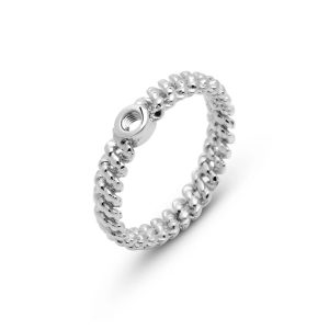 Twisted ring Taria Zilver