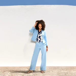 Green Ice Broek 'Ireli' licht blauw