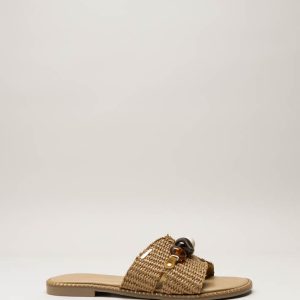 Scapa bruine slippers artikel 21_5531R 530