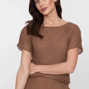 Geisha top model 62003-10 kleur tabacco