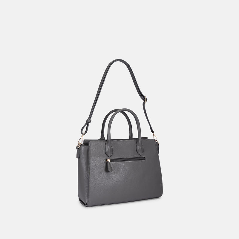 L.Credi Handtas model Konstanze 1003469/ kleur iron - Afbeelding 4