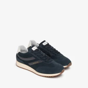 Nero Giardini damessneakers van suède en leer kleur blauw