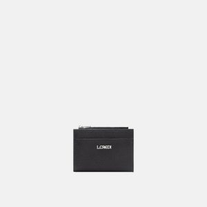 L.Credi Mini portemonnee model Perla 1006112/ kleur zwart