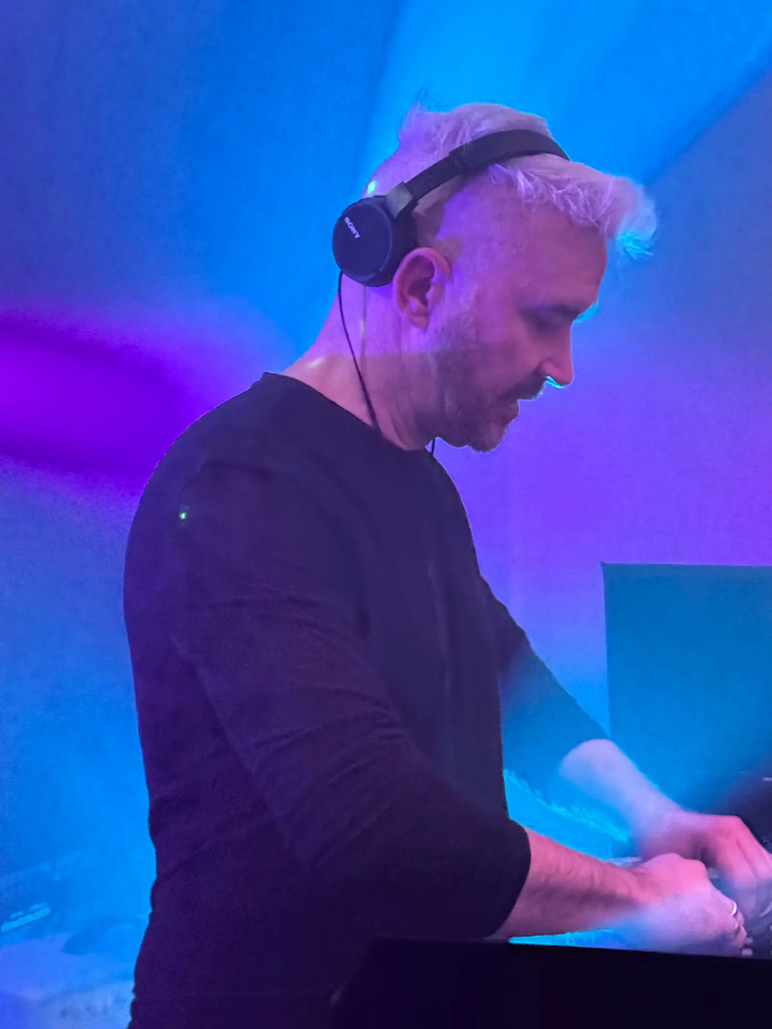 DJ Steve McKenna performing at a live event