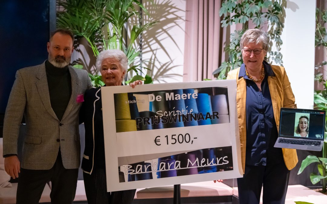 Barbara Meurs wint De Maere Prijs 2023