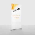 Mini Roll-up bannere enkeltsidet A3/A4 med tryk og logo