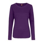 ID 0509 Interlock T-shirt - langærmet - dame