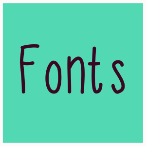 Fonts