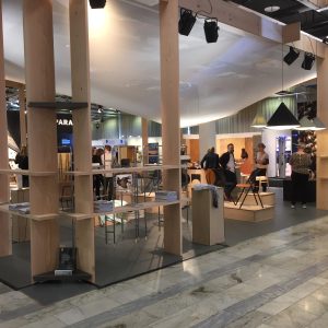 At the Stockholm Furniture Fair