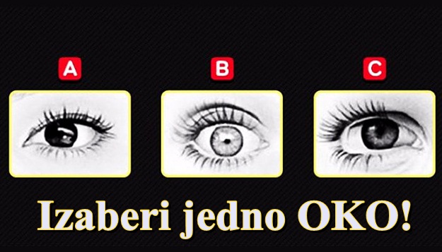 Izaberi OKO koje te najviše privlači i saznaj OVO o sebi, te kako te prijatelji VIDE