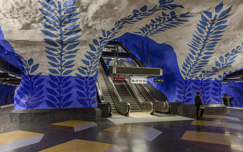La tunnelbana di Stoccolma: la stazione di T-centralen