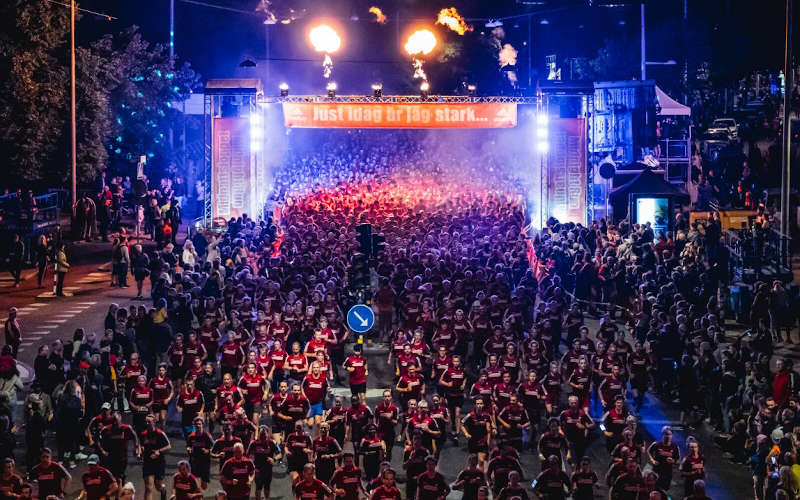 midnattsloppet la corsa di notte a Stoccolma