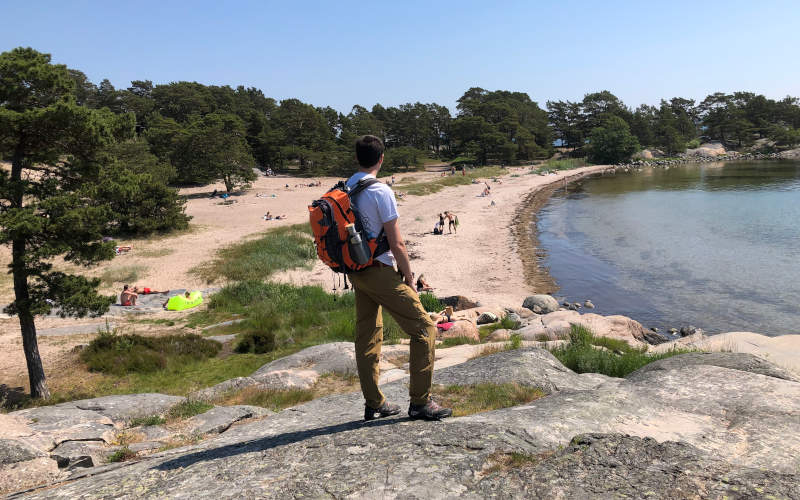 Le spiagge dell'arcipelago di Stoccolma a Sandhamn