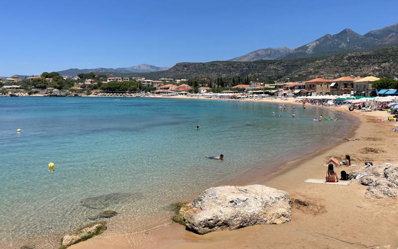 Le spiagge vicino a Kalamata nel Peloponneso - Stoupa
