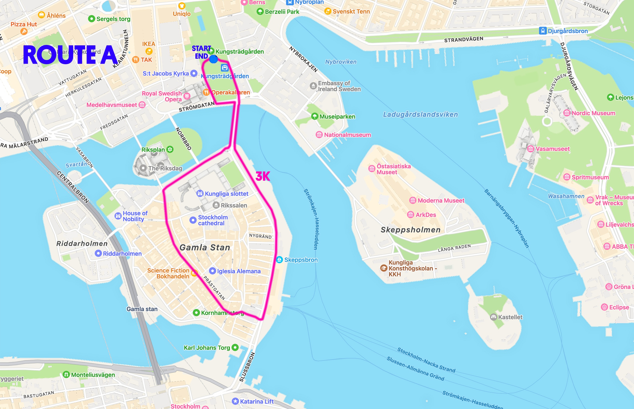 ROUTE A